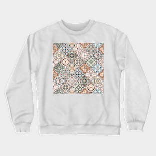 Mosaic tile tribal pattern Crewneck Sweatshirt